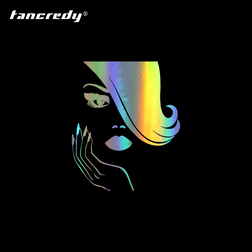 Tangredy 11 7 см * 14 автомобильный Стайлинг красивая женщина Маникюр креативные