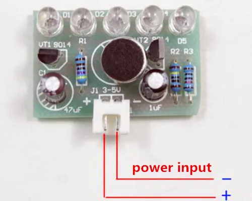 Бесплатная доставка! Набор светодиодных ламп для мелодии с голосовой