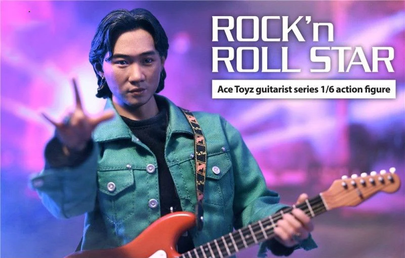 В наличии 1/6 Full Ace Toyz AT 007 За Band певица ка Куи Вонг рок н ролл звезда гитариста Star