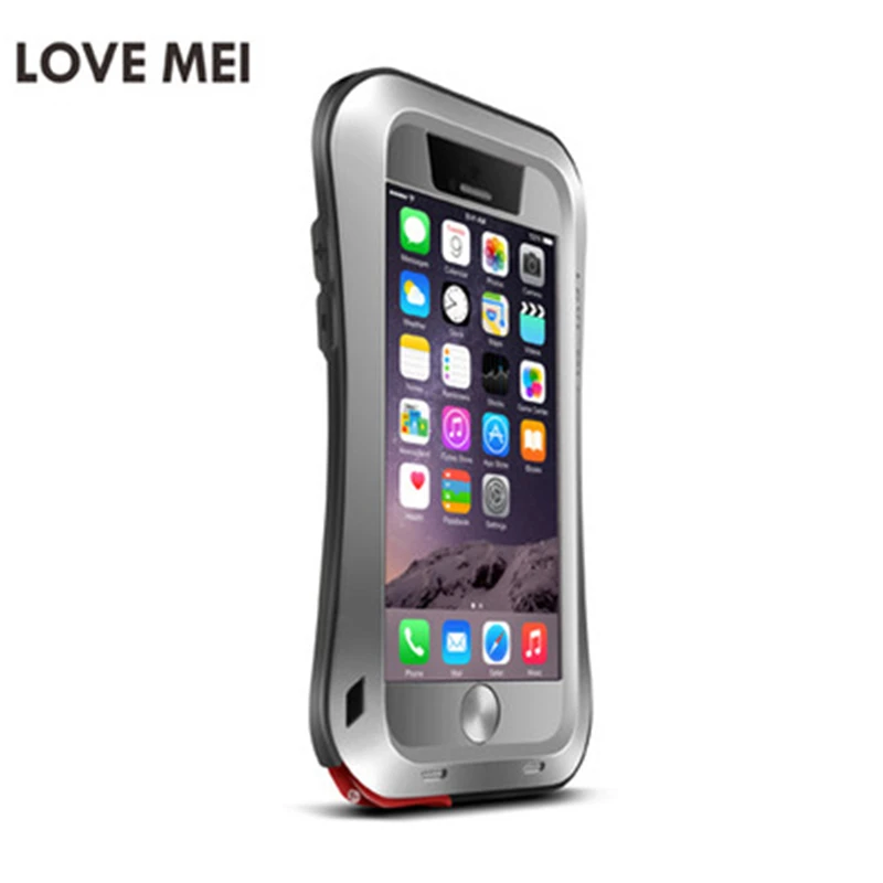 Маленький металлический чехол LOVE MEI для iPhone 6s Plus алюминиевый