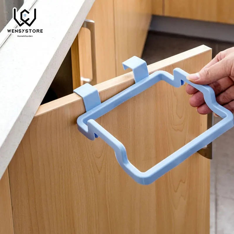 Kitchen Trash Bags Brackets Household Cabinets Rags Storage Rack Accessories XFx40 | Дом и сад