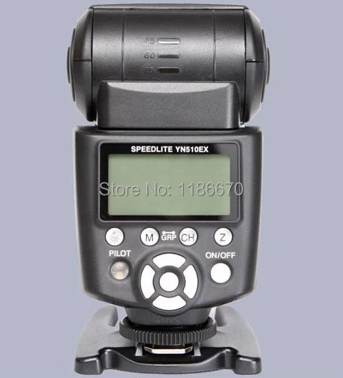 Беспроводная TTL вспышка Speedlite YN-510EX YN510EX для Canon EOS 1100D 1000D 700D 650D 600D 550D 500D 450D 7D 5D3 +