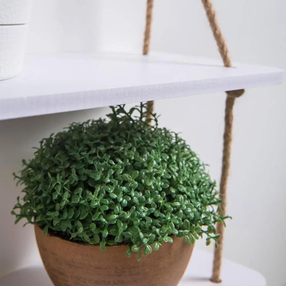 Двухуровневая настенная деревянная полка для хранения подвесная перегородка из