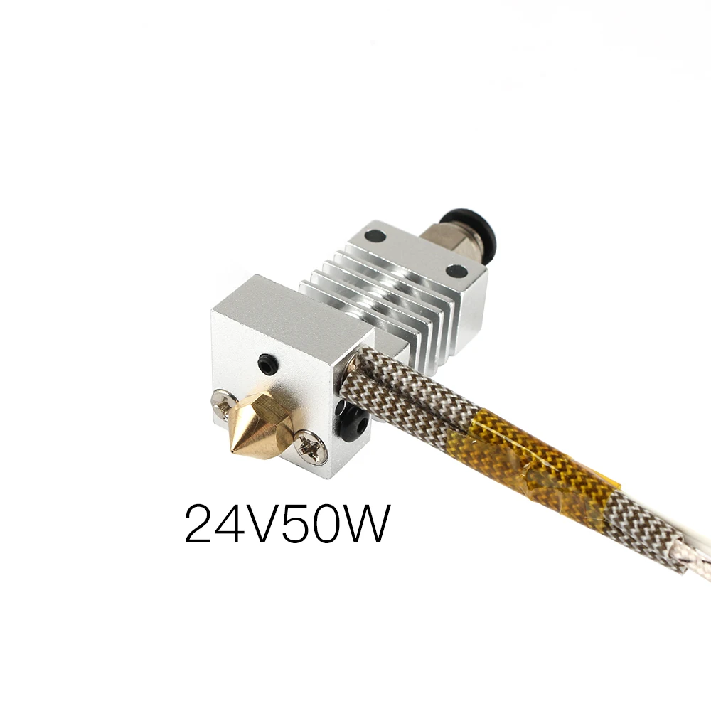 CR10 Hotend J-Head экструдер на большие расстояния 24 в 50 Вт с BMG экструдер титановый сплав тепловое горло для Creality CR10 3d принтер