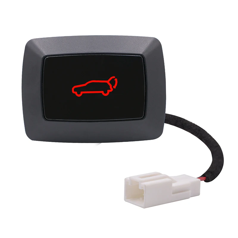 1pcs Universal Car Rear Trunk Lock Release Switch Tail Door Lamp Camry Red LED Light Open Button For SUV | Автомобили и мотоциклы