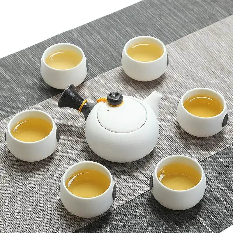 Новый Изысканный керамический чайник Цзиндэчжэнь чайные чашки фарфоровая