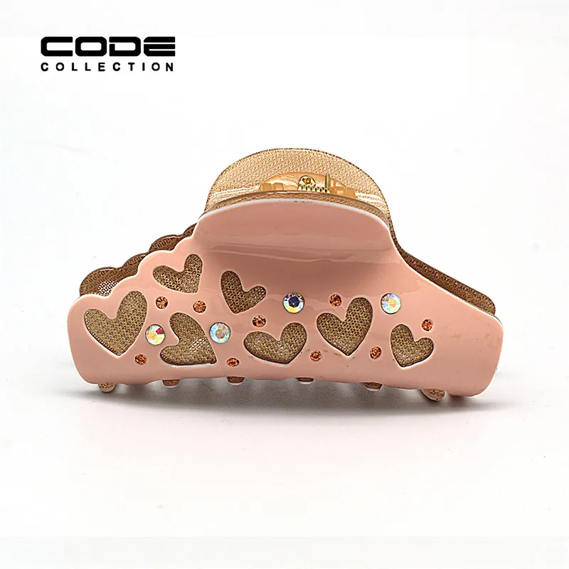 4 стиля новая резьба цветок роскошный выдалбливают коготь для волос зажим