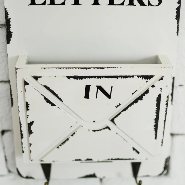 Деревянный настенный крючок Metro для украшения букв железная вешалка ключей