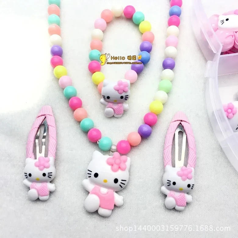 Модный детский головной убор с бантом hello kitty заколки для волос резинки аксессуары для волос заколки резинки для волос для милых малышей