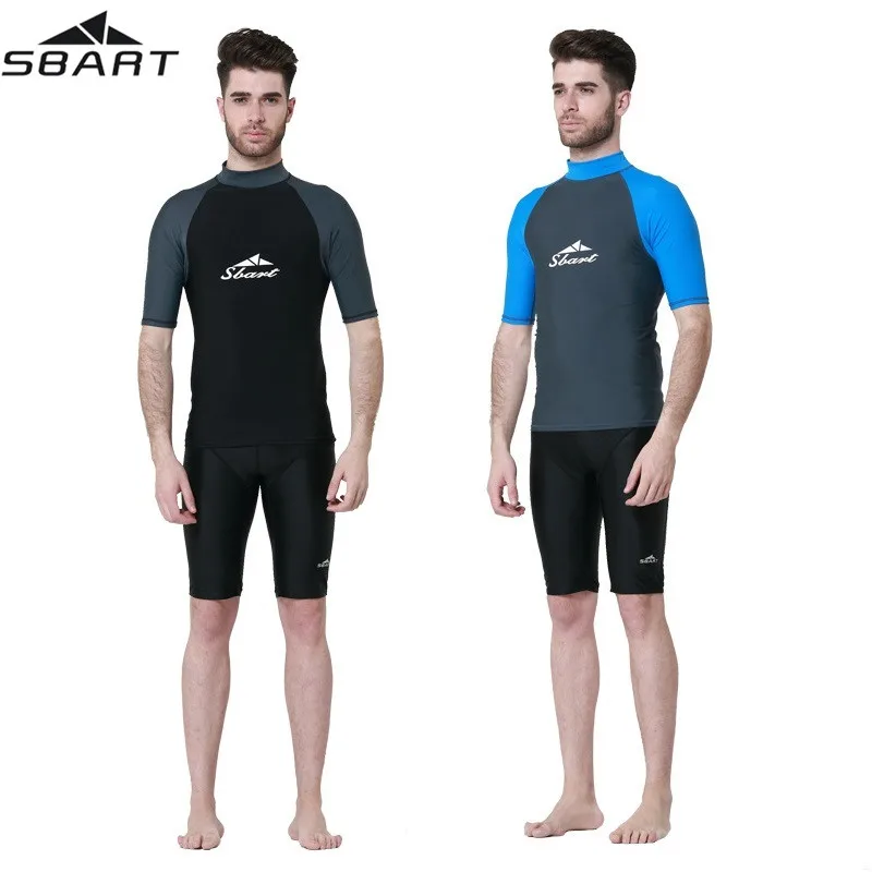 Летняя мужская футболка для серфинга с коротким рукавом футболки дайвинга топы