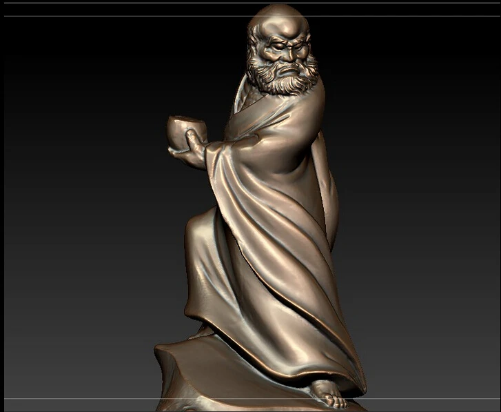 Новые 3D модели ЧПУ 3d рельеф печати в формате STL Bodhidharma|Фрезы по дереву| |