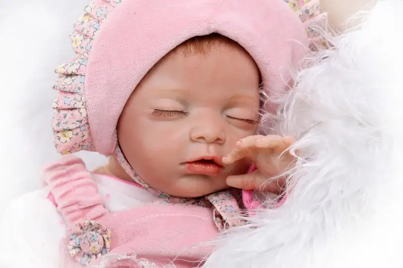 Силиконовая кукла младенец для девочек 55 см|reborn 55cm|bebe reborn 55cmreborn baby doll |