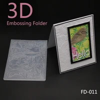 3d bird scrapbook circular design diy paper cutting dies scrapbooking plastic embossing folder