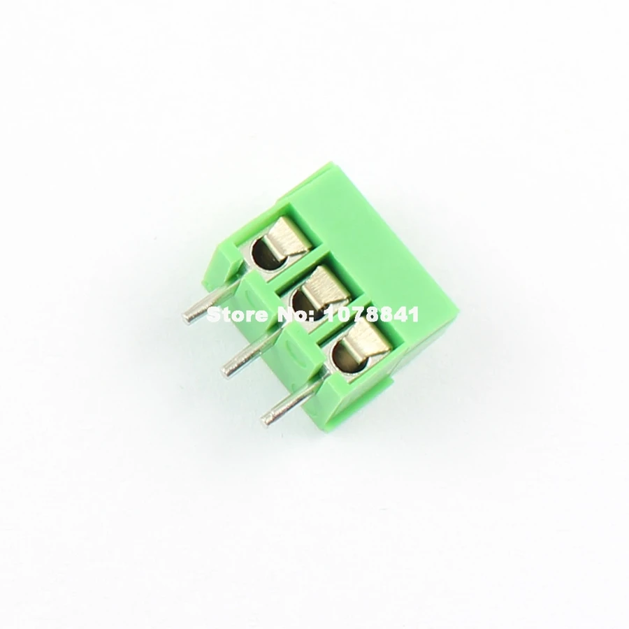 20 штук 3 5 мм шаг pin way прямые булавки PCB Винтовые клеммы разъема KF350 3P|connector block|connector