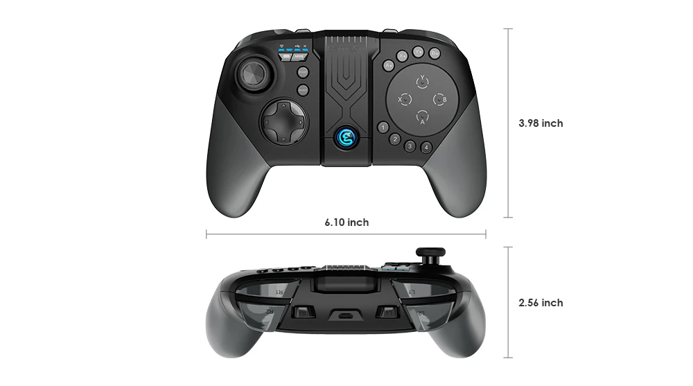 GameSir G5 Bluetooth 5,0 геймпад pubg мобильный контроллер Беспроводной трекпад Сенсорная панель с кронштейн джойстика для Android fortnite