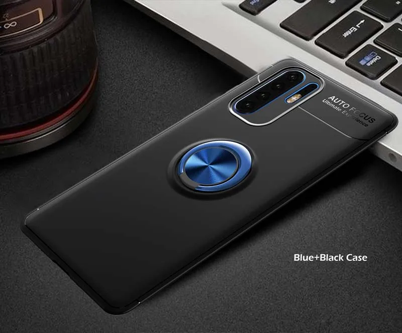 Чехол Tsimak для huawei P8 P9 P10 Plus P30 Pro P20 Lite, силиконовый чехол для телефона с кольцом на палец и магнитом