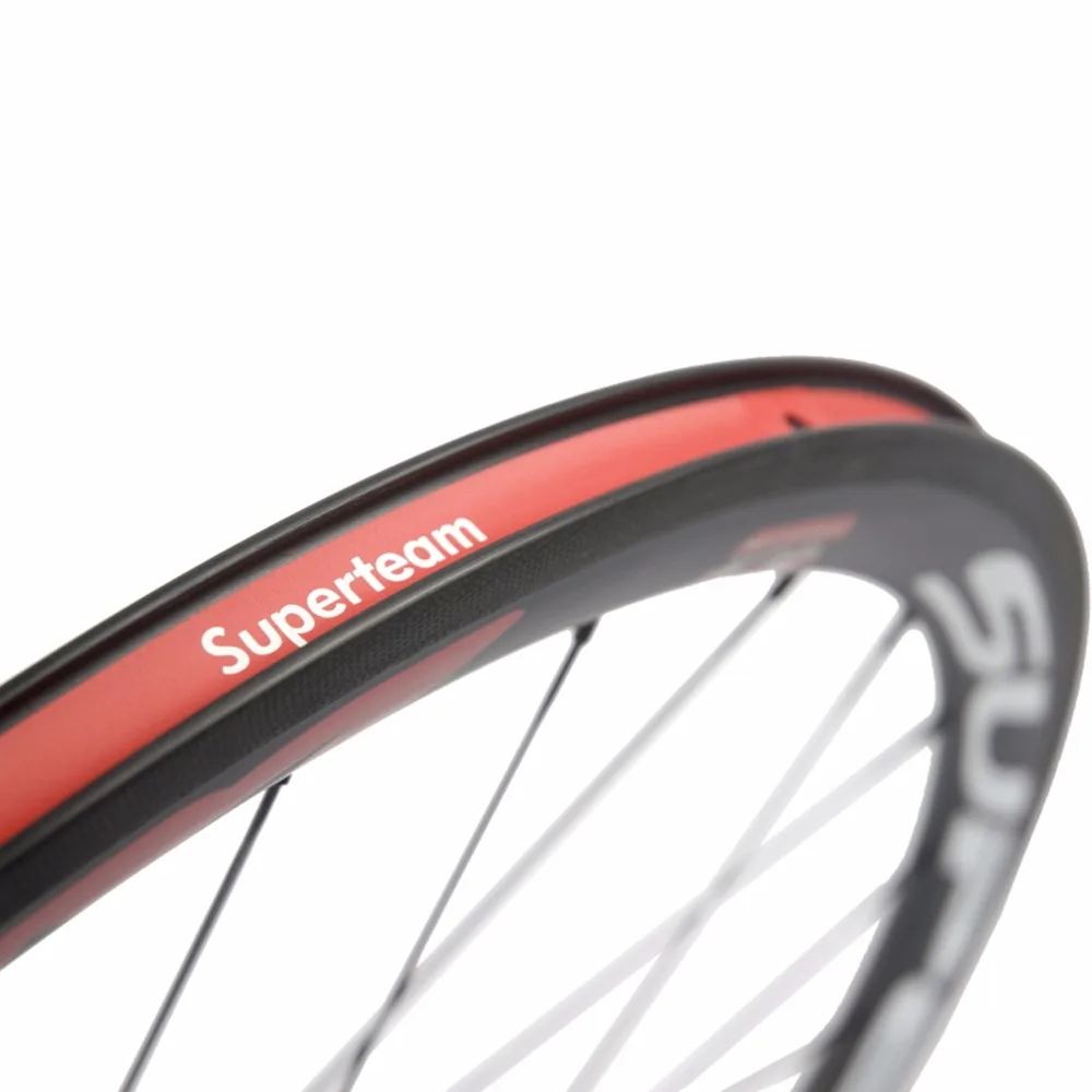 SUPERTEAM Заводская распродажа 38 мм карбоновые колеса Clincher шоссейные велосипедные с