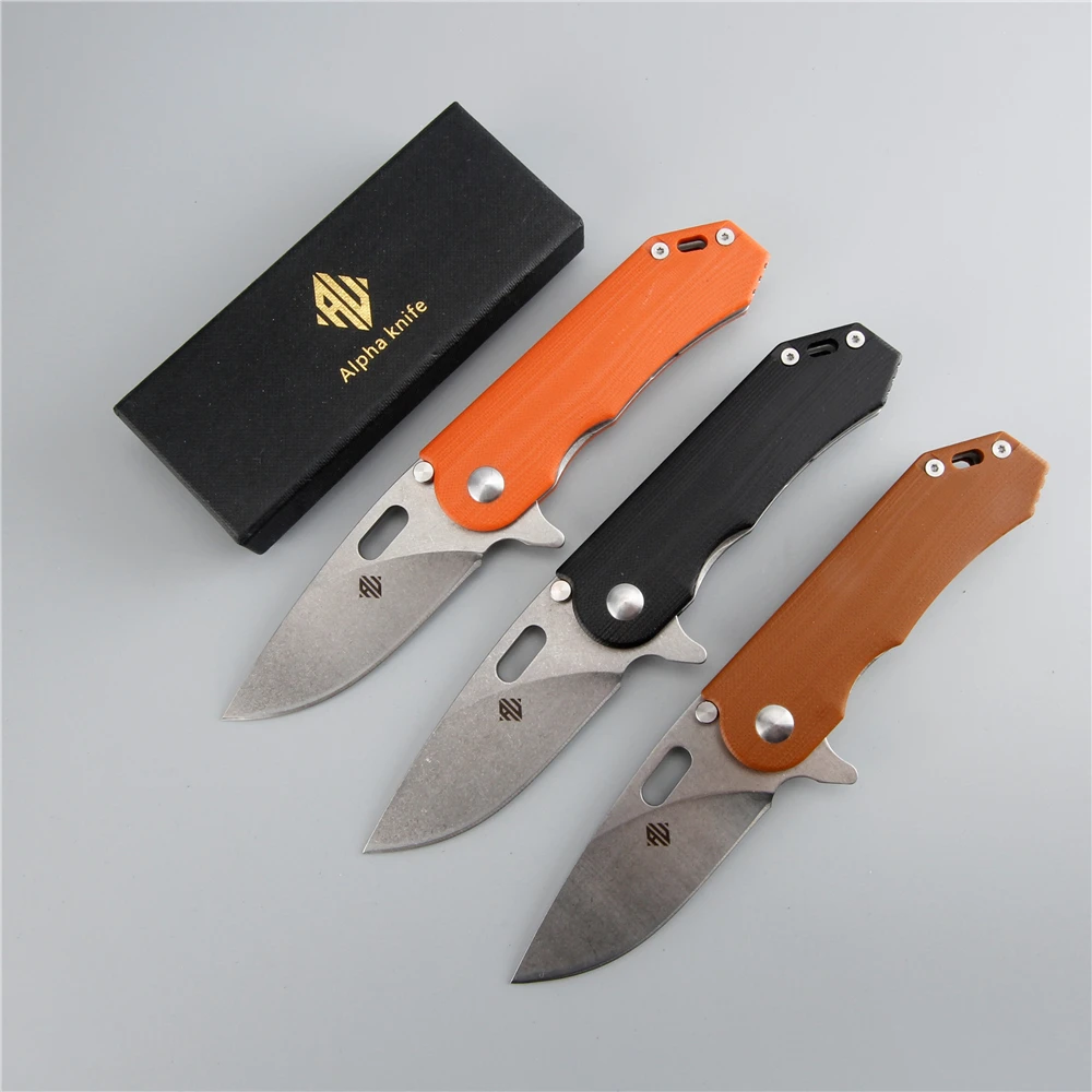 2019 Новый складной нож с лезвием из стали 60 HRC для охоты на открытом воздухе, с переворачивающимся камнем, тактический карманный нож для выживания, очень острый.