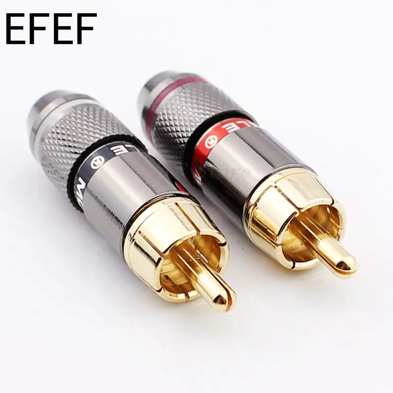 2 шт./1 пара разъём RCA с позолоченным покрытием|Соединители| |