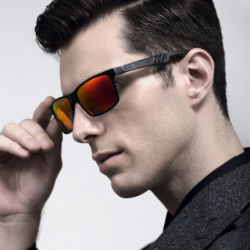 Мужские солнцезащитные очки VEITHDIA алюминиевые брендовые дизайнерские с