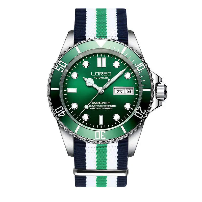 Часы LOREO Мужские автоматические немецкие брендовые Роскошные светящиеся