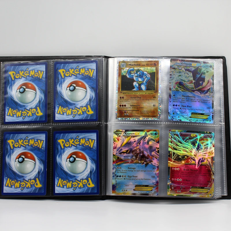 160 карт емкость держатель карт связывающие Альбомы для Pokemon CCG MTG Magic Yugioh настольные игры карты Книга рукав держатель