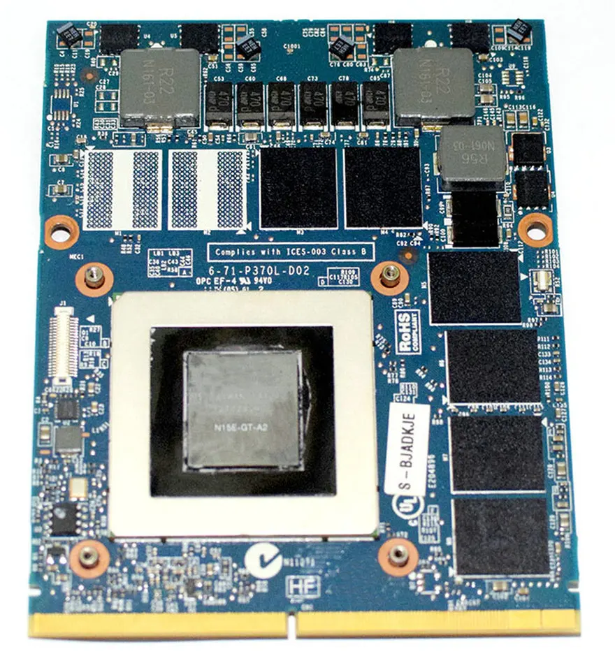 Видеокарта GTX 870M GTX870M 3G DDR5 VGA для P370EM P375SM P157SM P151SM P150SM P177SM P370SM P570EM|test|test board |