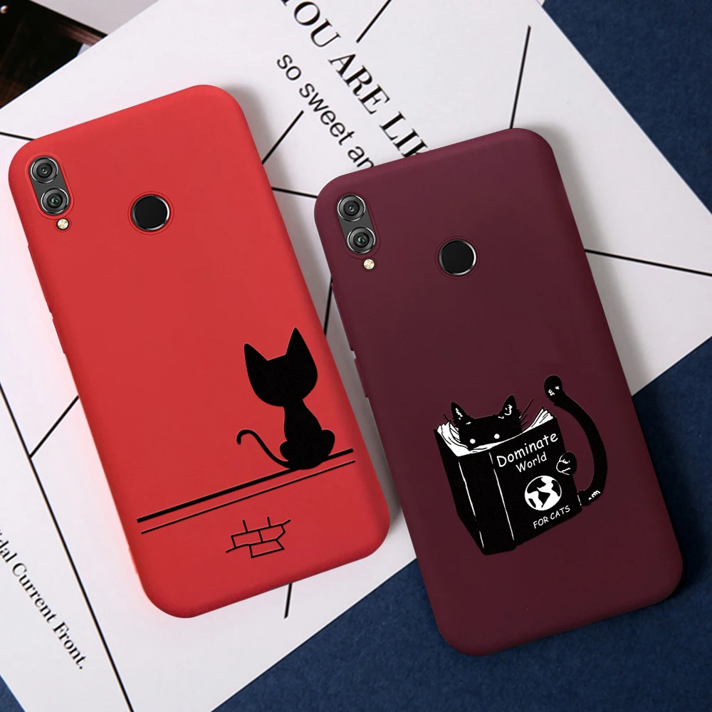 Чехол с рисунком для телефона Huawei Honor 8X P30 P20 P10 Lite Pro легкий мягкий чехол Nova 5 5i 3e 2i 4e 3
