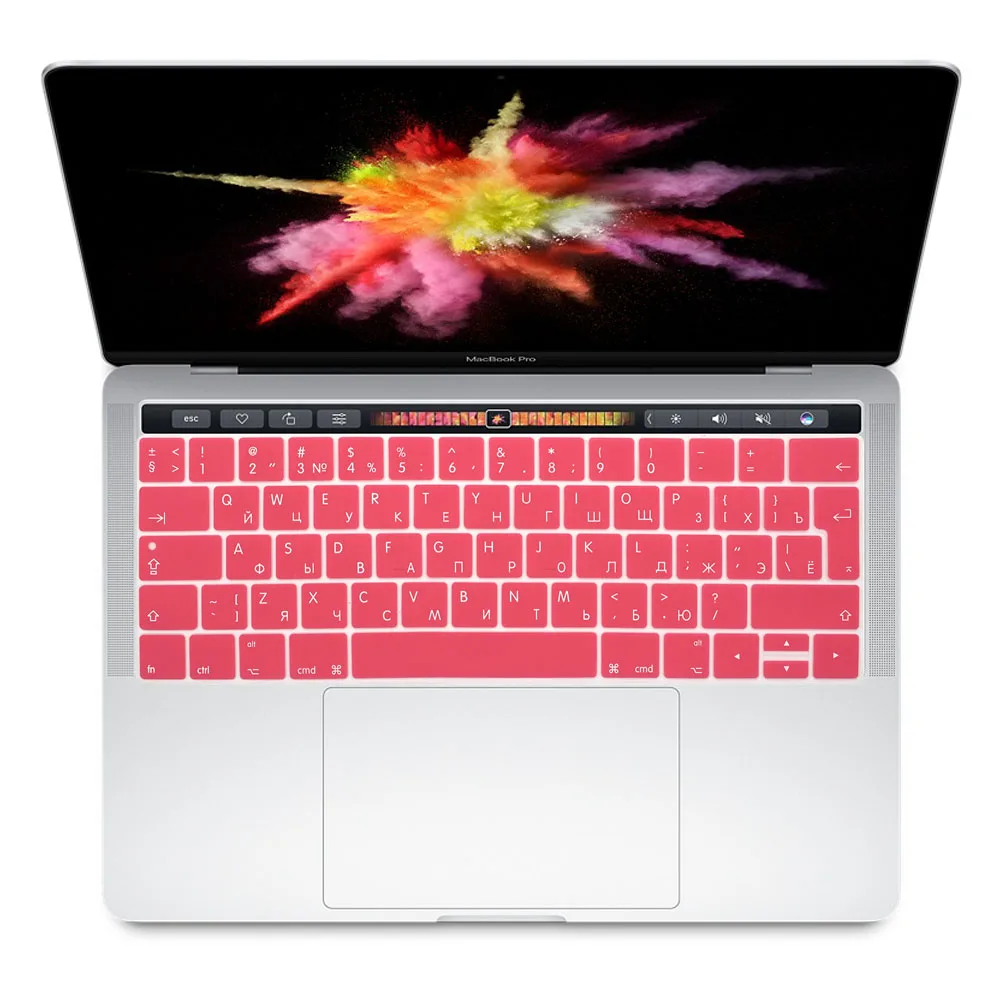 Для Apple 2016 MacBook Pro Retina 13 &quot15" с сенсорной панелью A1706 A1707 силиконовый чехол