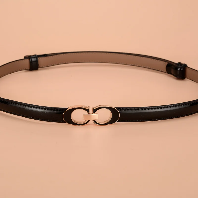Модный повседневный пояс Wild Lady материал второй слой воловья кожа L100cm W 1 5 cm цвет