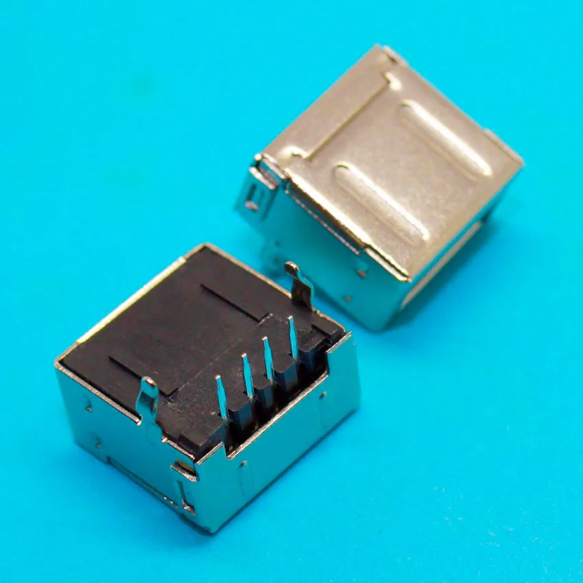 1x USB A Тип разъема 90 градусов изгиб ноги сварные 2 0 разъем Гнездо порта |
