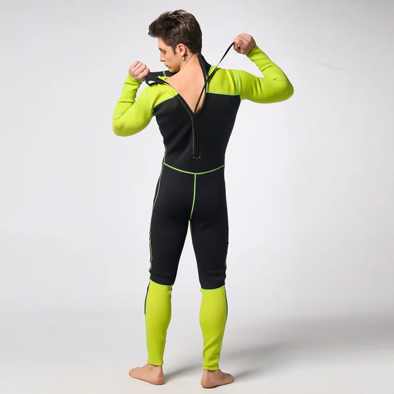 Гидрокостюм для подводной охоты 3 мм неопрен костюм подводного плавания черный