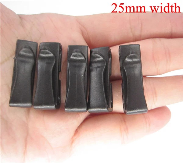 Width 25mm 5x25 мм 38 мм 50 мм прикрепить ремень заглушка camp MOLLE пряжка для ремня для походов на открытом воздухе Военная Регулировка Хранитель тактический рюкзак сумка - Цвет: Width 25mm