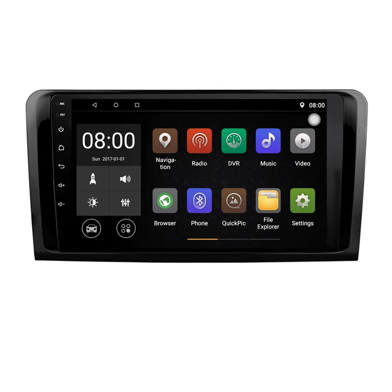 Головное устройство 9 &quotHD 1024*600 Android 1 4 ядра для Mercedes Benz ML W164 GL X164 ML350 ML320 ML280 GL350 GL450 |