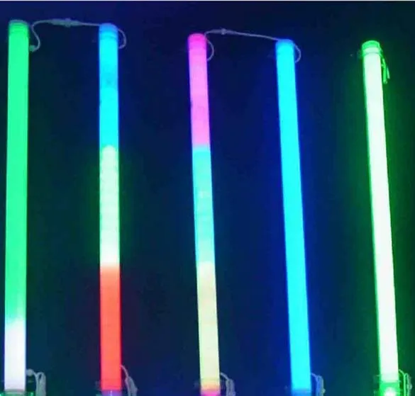 Новинка 50 шт. супер яркая RGB Светодиодная трубка 8 пикселей наружная Световая SMD5050