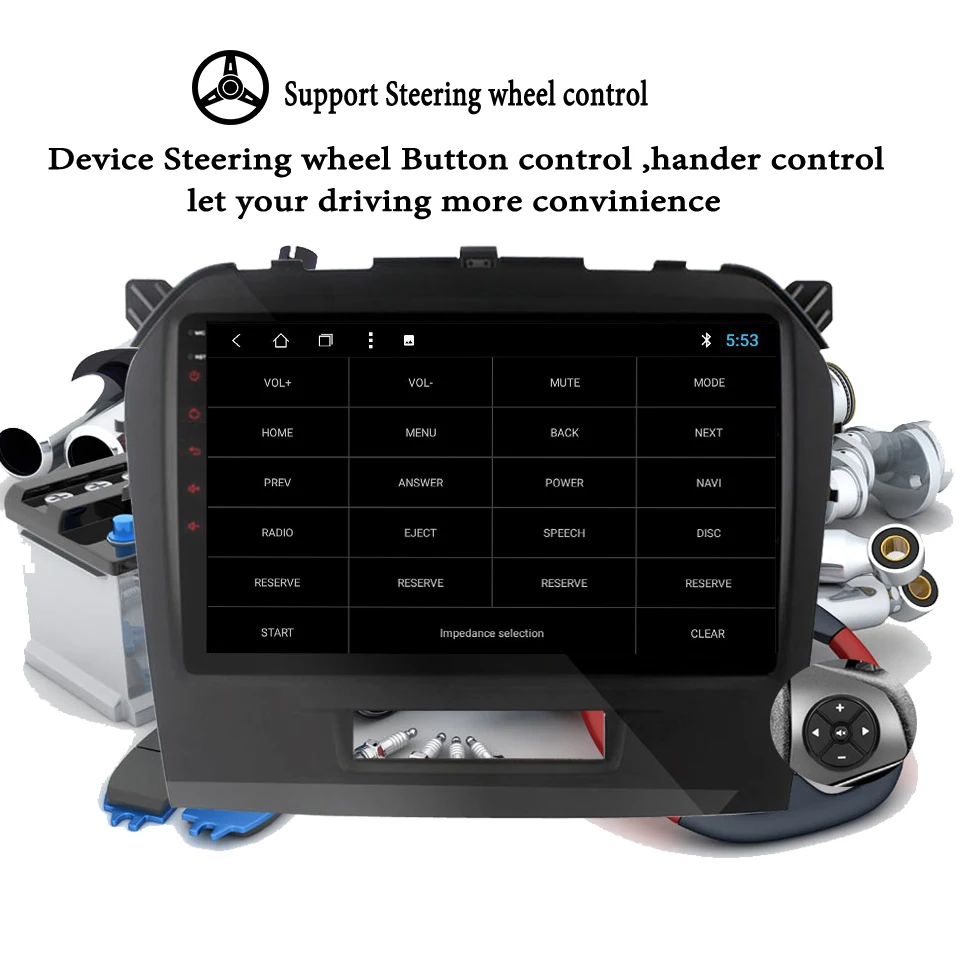 Android 10 0 автомобильный DVD 8 ядер 6 ГБ ОЗУ 128 Гб ПЗУ экран мультимедийный плеер для SUZUKI