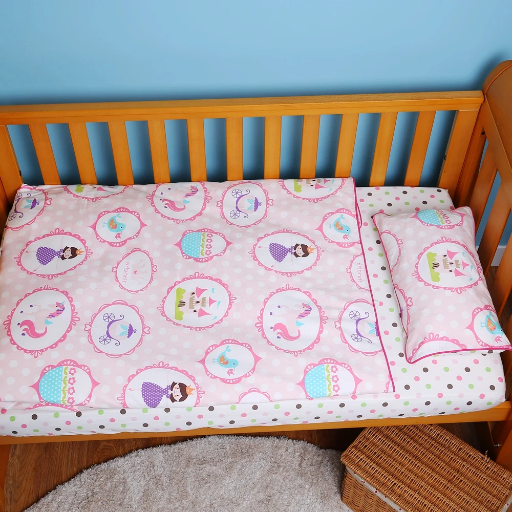Комплект детского постельного белья i baby 4 предмета детская кроватка чехол для
