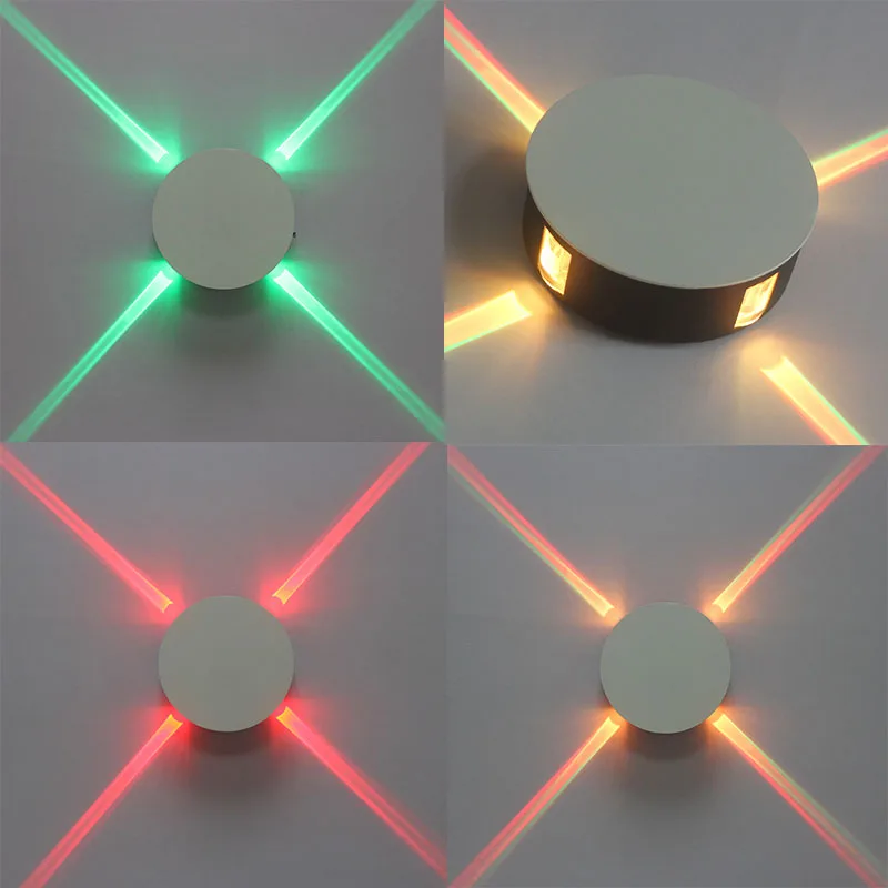 7 цветов сменная настенная лампа светодиодный настенный светильник для дома RGB