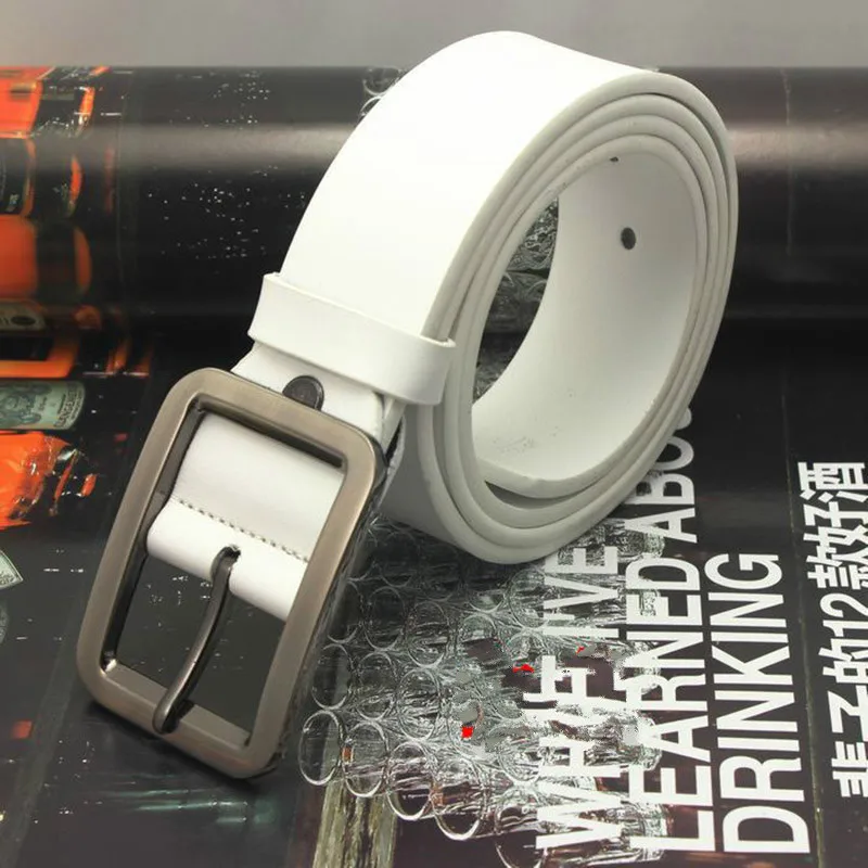 

Men and Women High Quality Luxury Brand Leather Belt Male Female Pin Casual Buckle Cowhide Trouser Wiast Strap