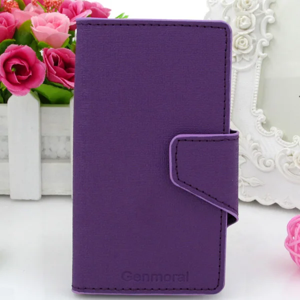 GENMORAL PU Leather Cover Card Holder Slot phone Bag Pouch Skin Shell Case Flip For Blackberry Z30 |