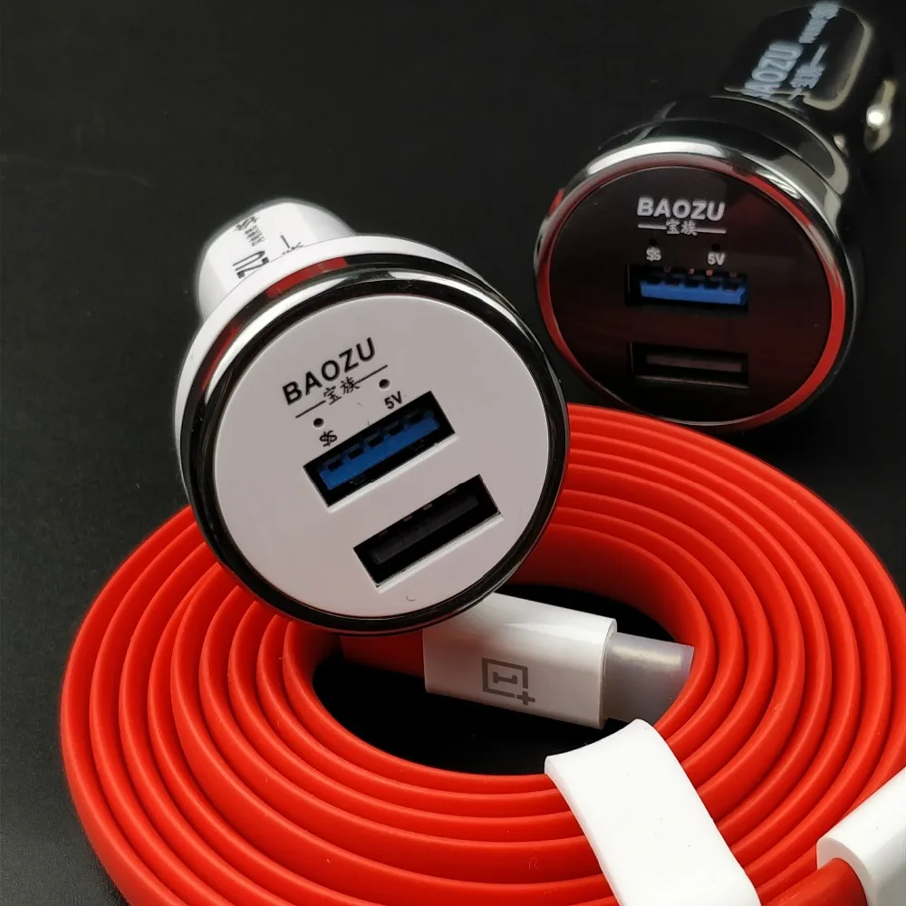 Автомобильное зарядное устройство 5 В/4A с двумя портами usb быстрое автомобильное