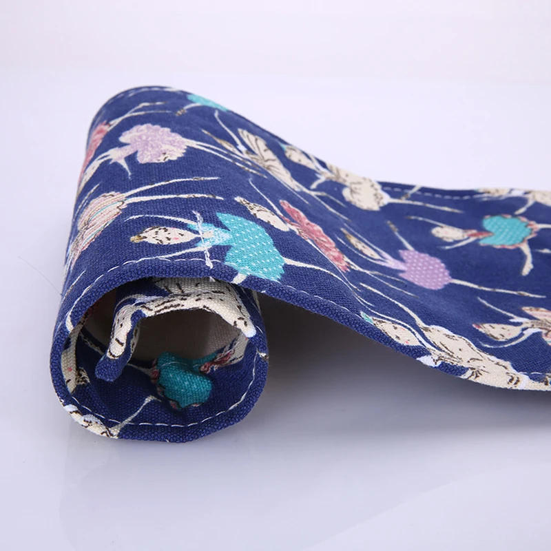 Холщовый чехол карандаш с 36/48/72 отверстиями для девочек балета|stationery bag|case rollcanvas