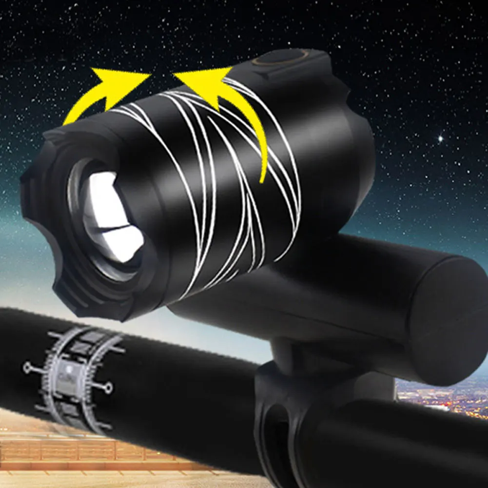 Новый велосипед светодиодный головной светильник вспышки 3 режима USB