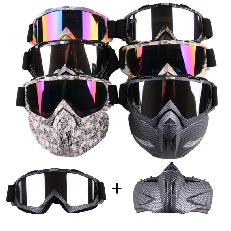 SJ Maurie 2 в 1 Schutzbrille ветрозащитные лыжные очки для сноуборда снегоходов мотокросса с