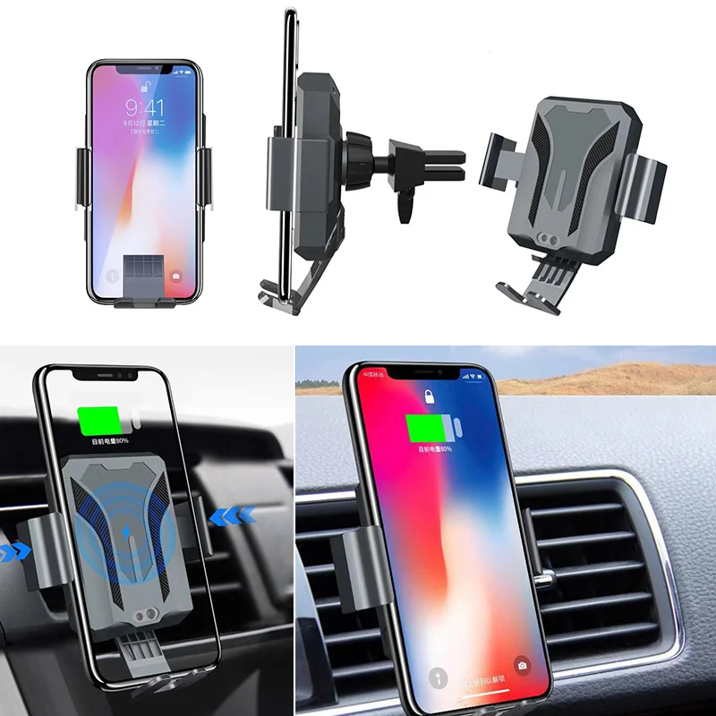 2019 интеллектуальное автомобильное беспроводное зарядное устройство с