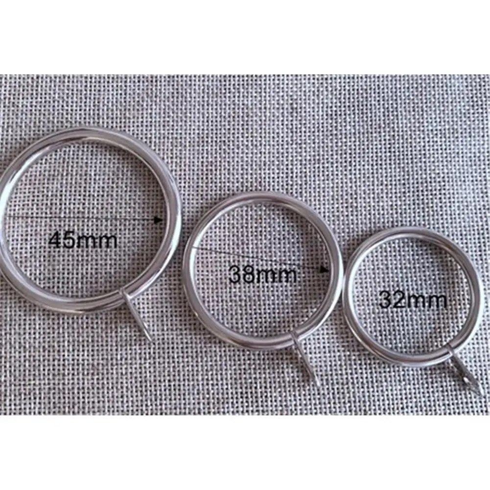 

20pcs Curtain Ring Home Decoration Metal Hanging Ring Curtain Clips Tools Curtain Hooks Accessories Home Decor Curtain Decor