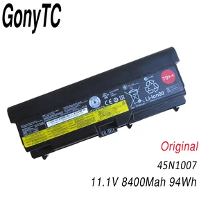 gonytc 11 1v 94wh 9cells original new laptop battery for lenovo thinkpad sl430 w530 45n1006 45n1007 t430 t530i t410 t420 free global shipping
