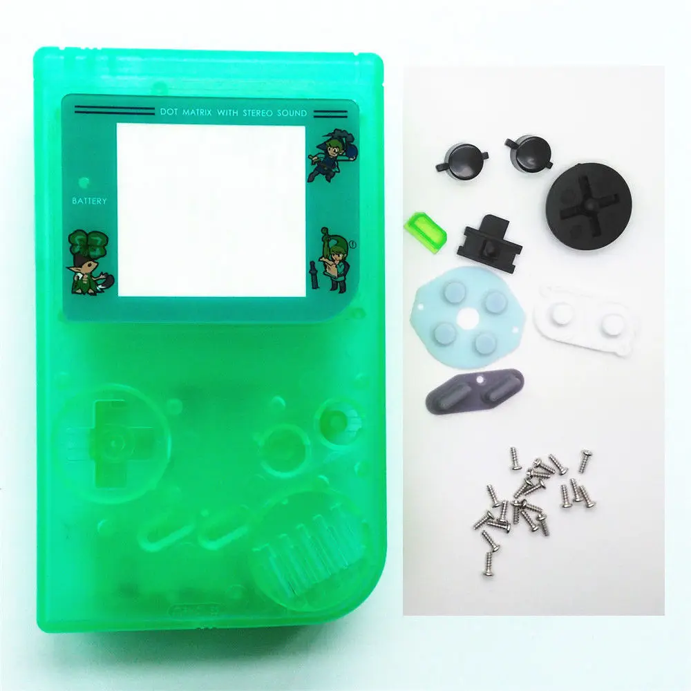 Новый для GameBoy оригинала GB DMG-01 Замена Корпус основа Экран светятся в темноте! |