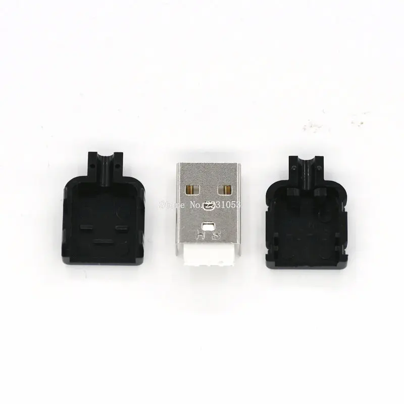 10 комплектов сделай сам USB 2 0 разъем папа тип 4-контактный адаптер в сборе типа