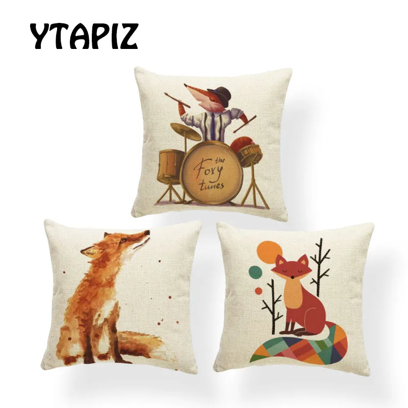 Mr. Fox's ежедневно наволочка квадратная 45x45 см полиэстер танцы пары длинные юбки
